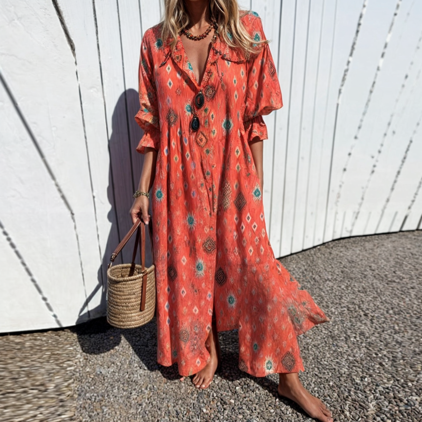 Odessa – Floral Shirt Dress